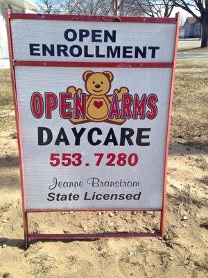 Open Arms Day Care