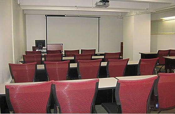 Conference Room 8 seats 26 to 28. Reserve through the Administrative Office in advance. Call (510) 272-6483.