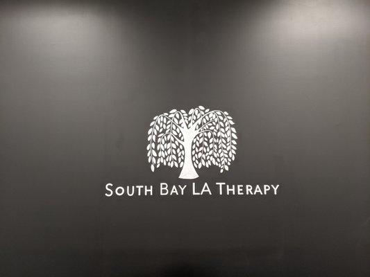 South Bay LA Therapy logo and chalk art!