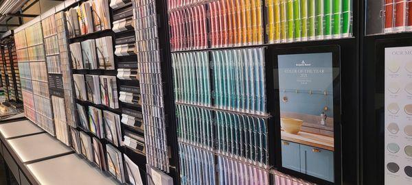 Incredible selection of paint samples!