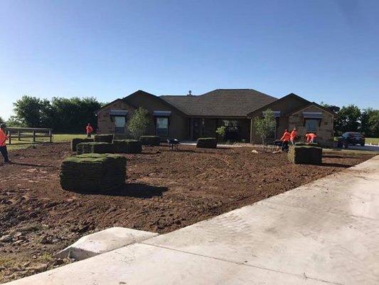 Sod installation!