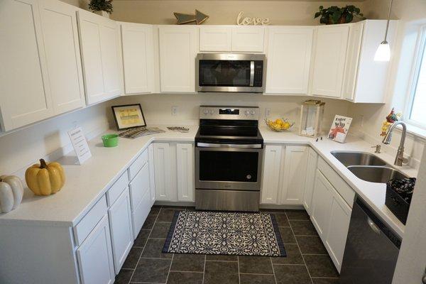 Corian Everest Solid Surface in the Parade of Homes 2018.