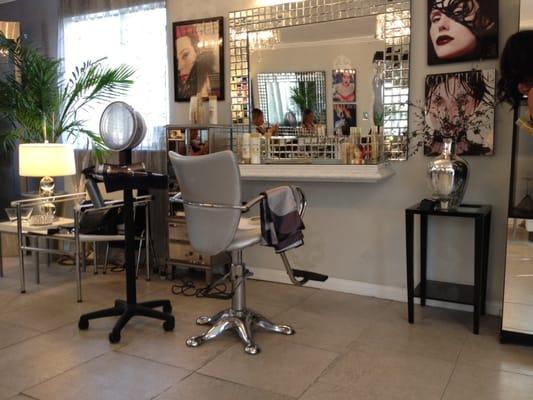 Interior shot at Keith London Salon