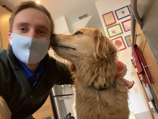 Jack is verifying how Alex fixed Wolf oven