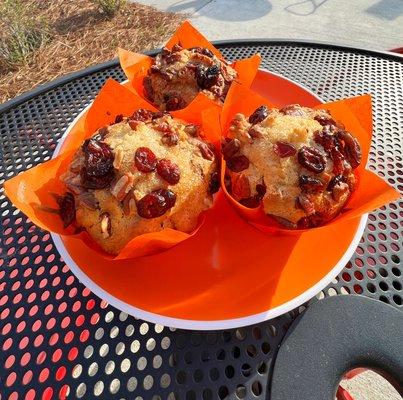 Pecan Cranberry Muffins