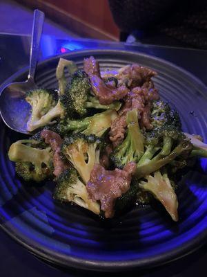 Beef and broccoli (not the whole portion just what I took)