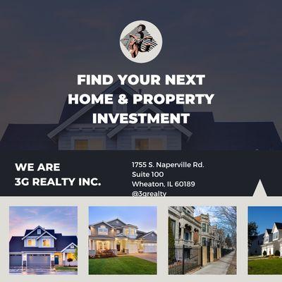 Looking for a home or investment property! We've been serving our clients for 15 years and counting!
Call us today!
630-689-2230