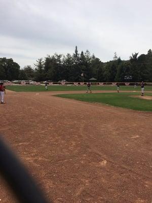 Down left field line