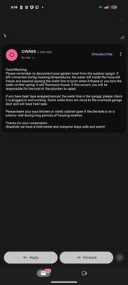 Property manager christy is the worst.