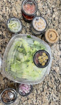 House salad to go
