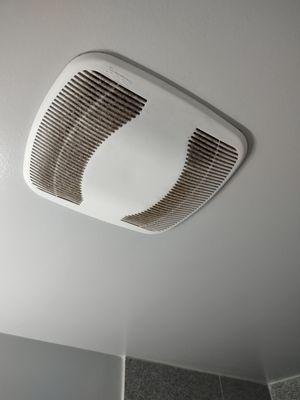 Dirty vent fan