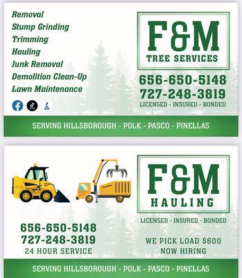 F&M Tree And Grapple Hauling Service