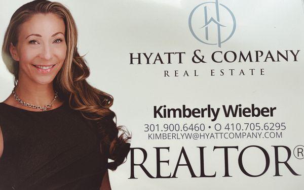 Kimberly Wieber - Hyatt & Company Real Estate