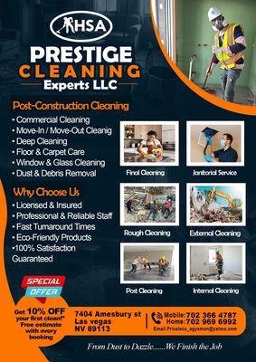 HSA Prestige Cleaning Experts