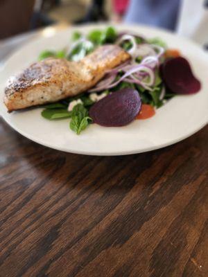 grilled salmon beet salad