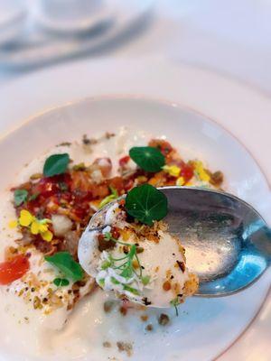 I love the beautiful plating. #pretty