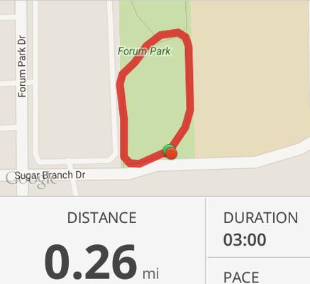 Half circle - quarter mile