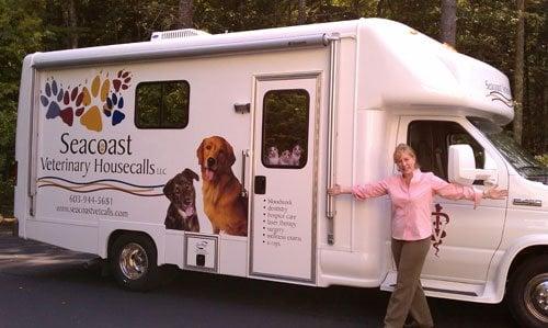 The mobile vet hospital