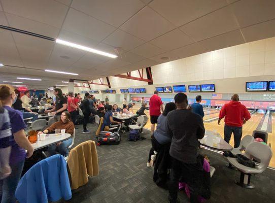 Taking over the alley with the league