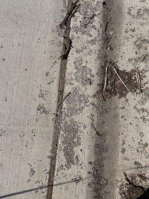 Breaking apart at the curb