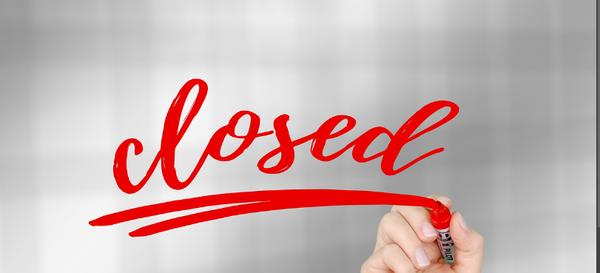 Business Closed 2018