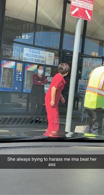 This lady consistently harassed me and my son.