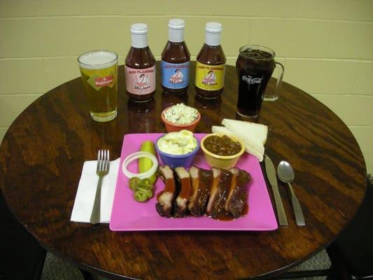 Baby Back Rib dinner