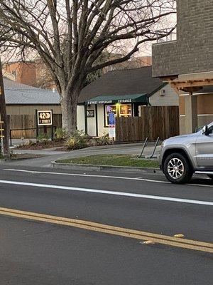 View from the street