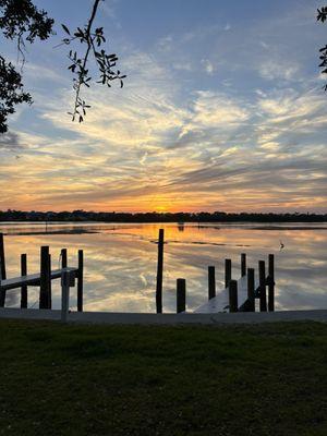 Looks like smoke on the water.