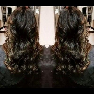 gorgeous soft balayage & hair cut by shannon