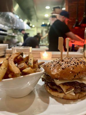 Double Cheeseburger with Duck Fat Fries