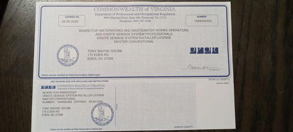 SERVING NC/VA FOR ALL OF YOUR SEPTIC NEEDS AND ALSO STUMP GRINDING