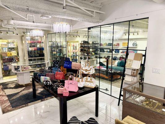 Luxury consignment boutique Hermes Chanel Louis Vuitton Gucci Prada Dior