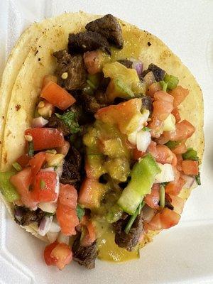 Taco de asada