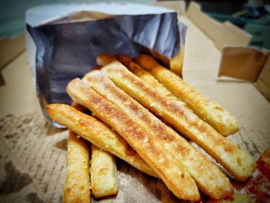 Bread Sticks We're Super Delicious