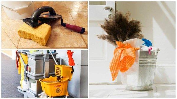 Pleasant hands cleaning