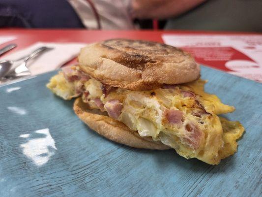 Western breakfast sandwich