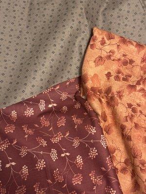 Very reasonably priced cotton fabric, 6 yards for less than $30!