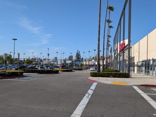 North side of the plaza