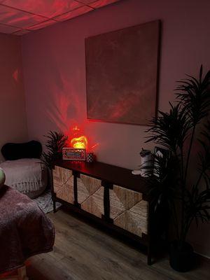 A serene and welcoming environment designed for relaxation and rejuvenation.