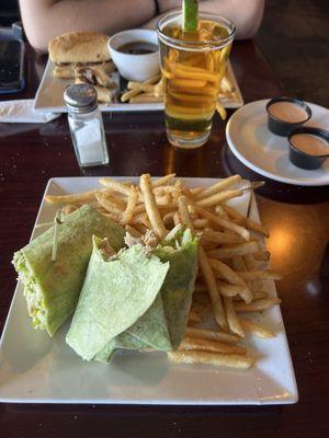 Ceaser Avocado wrap and French dip!