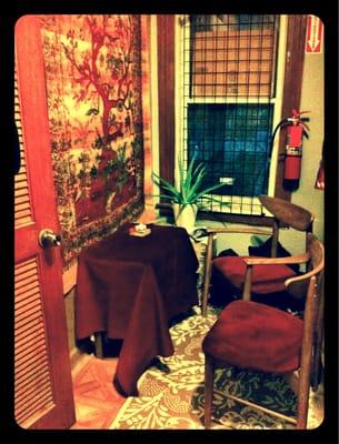 Readings room in Aaron's Alley