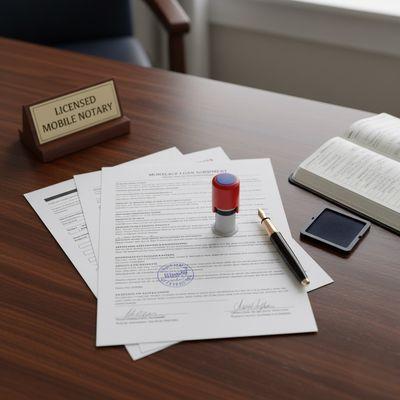 Loan Signing, Mobile, and Remote Online Notary Services