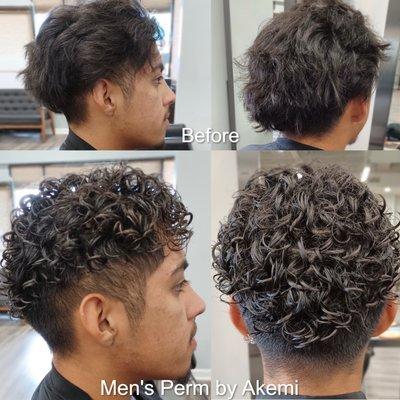 Before and after Perm by Akemi