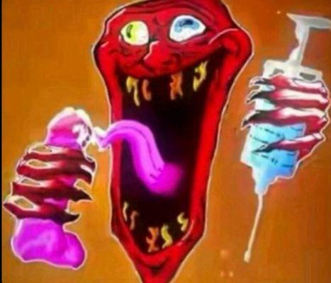 trollage face licking dill dough