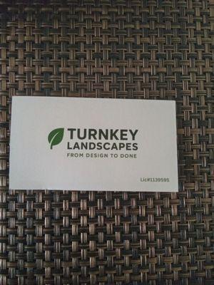 Turnkey Landscapes