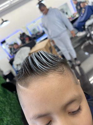 Kid hair cut. 1000/10