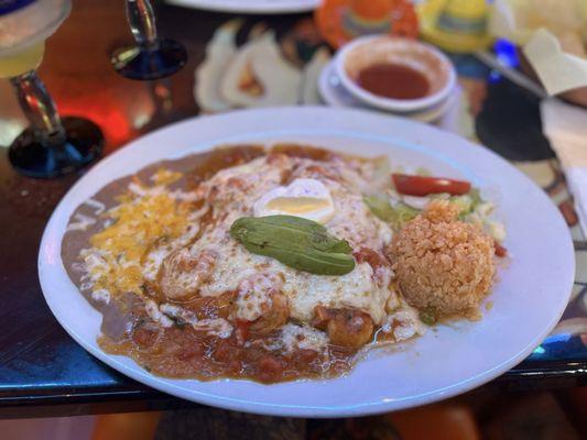 Enchiladas de Camaron