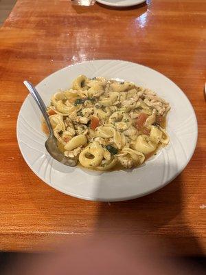 Chicken tortellini ala vodka