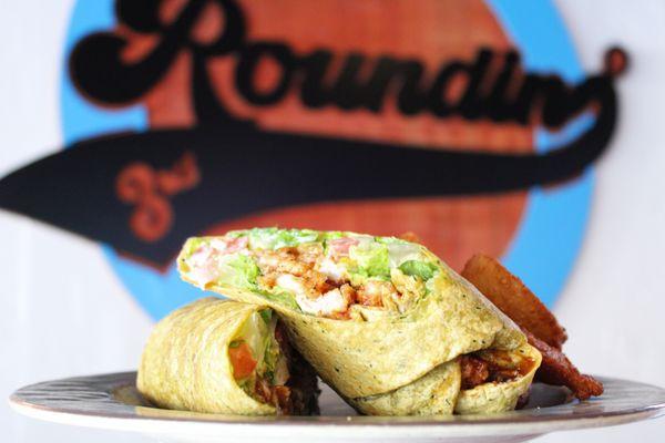 One of our customer favorites - the chicken caesar wrap